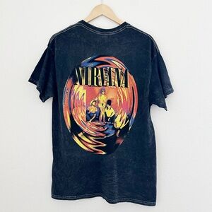 NEW Nirvana Acid Wash Tee